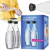 Akcesoria i części AGD - ZESTAW SZKLANYCH BUTELEK SODASTREAM 0,6 DWUPAK DO MODELU PENGUIN I CRYSTAL - miniaturka - grafika 1
