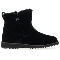 Botki damskie - Buty Emu Australia Beach Mini 2.0 Deluxe Wool Boot W13012BLAK - czarne - miniaturka - grafika 1