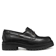 Mokasyny damskie - Mokasyny Geox D Iridea D56HRA 00043 C9999 Czarny - miniaturka - grafika 1