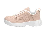 Sneakersy damskie - Kylie Crazy Różowe sportowe buty damskie KYLIE CRAZY 8402 - Kylie Crazy - miniaturka - grafika 1