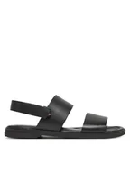 Sandały męskie - Tommy Hilfiger Sandały Premium Hilfiger Strappy Lh Sand FM0FM05356 Czarny - miniaturka - grafika 1