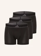 Majtki damskie - Adidas Bokserki Active Micro Flex Eco, 3 Szt. schwarz - miniaturka - grafika 1
