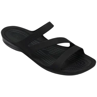 Kapcie damskie Crocs Swiftwater Sandal W Rozmiar butów (UE): 38-39 / Kolor: czarny - Klapki i japonki damskie - miniaturka - grafika 1