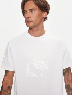 KARL LAGERFELD T-Shirt 755059 544221 Biały Regular Fit - Koszulki męskie - miniaturka - grafika 1