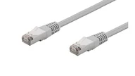 Patchcordy - Kabel krosowy patchcord F/utp kat.5e Cca szary 0,5 - miniaturka - grafika 1