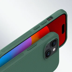 Wzmocnione etui do iPhone 15 Pro Max Nillkin Super Frosted Shield Pro - niebieskie - Etui i futerały do telefonów - miniaturka - grafika 11