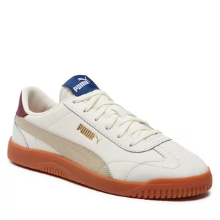 Półbuty męskie - Sneakersy Puma Club 5V5 389406-08 Warm White/Putty/Team Regal Red/Clyde Royal - grafika 1