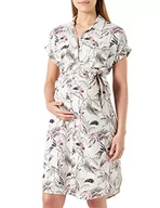 Sukienki ciążowe - Noppies Maternity damska sukienka Colombo Nursing z krótkim rękawem All Over Printine-N021, XL, Pristine - N021, 42 - miniaturka - grafika 1