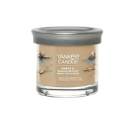 Świece - Yankee Candle Signature świeca zapachowa tumbler Amber and Sandalwood 122g - miniaturka - grafika 1
