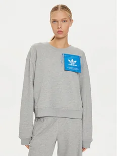 adidas Bluza Ksenia IW5666 Szary Loose Fit - Bluzy damskie - miniaturka - grafika 1