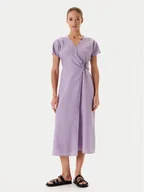 Sukienki - Tatuum Sukienka letnia Ziana T2506.194 Fioletowy Regular Fit - miniaturka - grafika 1