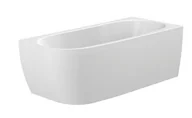 Wanny - Sanplast WALse/LUXO Wanna narożna asymetryczna prawa 160x75 cm ze stelażem STW biała 610-370-1050-01-000 - miniaturka - grafika 1