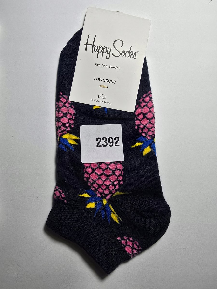 Kolorowe skarpety Happy Socks stopki unisex rozmiar 36-40 (2392)