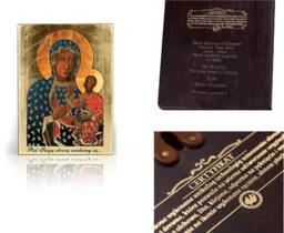 Ikona religijna Matka Boża Częstochowska Wędrująca - Ikony i obrazy sakralne Ikona religijna Matka Boża Częstochowska Wędrująca - Ikony i obrazy sakralne - miniaturka - grafika 1