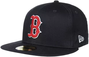 Czapka 59Fifty MLB Red Sox Side Patch by New Era, ciemnoniebieski, 7 1/2 (59,6 cm) - Czapki i chusty sportowe męskie - miniaturka - grafika 1