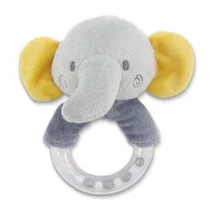 GRZECHOTKA SENSORYCZNA DLA NIEMOWLĄT GRYZAK ZABAWKA LORELLI SŁON - Gryzaki dla dzieci GRZECHOTKA SENSORYCZNA DLA NIEMOWLĄT GRYZAK ZABAWKA LORELLI SŁON - Gryzaki dla dzieci - miniaturka - grafika 1