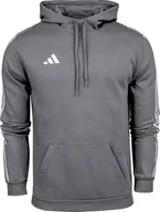 Bluzy męskie - Adidas Bluza męska adidas Tiro 23 League Sweat Hoodie szara HZ3021 2XL - miniaturka - grafika 1