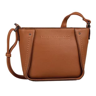 TOM TAILOR Damska kurtka Jacky Cross Bag M, koniak - Kurtki damskie - miniaturka - grafika 1