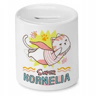 Skarbonki - Skarbonka 330 ml Dla Korneli Córki Dziecka Prezent z Nadrukiem ze Zdjęciem - miniaturka - grafika 1