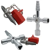 Klucze i nasadki - KLUCZ DO SZAFEK ELEKTRYCZNYCH SKRZYNEK ROZDZIELNI - miniaturka - grafika 1