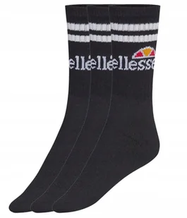 SKARPETKI ELLESSE CZARNE 3-PAK UNISEX DŁUGIE Sport Socks 3-Pack Unisex Black 43-46 - Skarpetki męskie - miniaturka - grafika 1