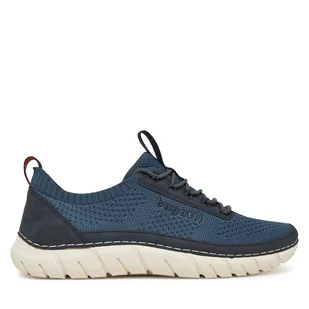 Sneakersy Bugatti 321-ASM01-6950 Granatowy - Sneakersy męskie - miniaturka - grafika 1