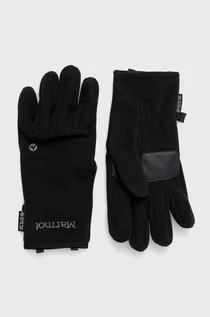 Rękawiczki - Marmot rękawiczki Infinium Windstopper Fleece męskie kolor czarny - grafika 1