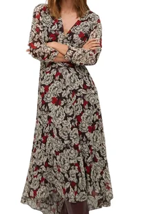 Sukienka damska Mango w kwiaty rozkloszowana midi-S - Sukienki - miniaturka - grafika 1