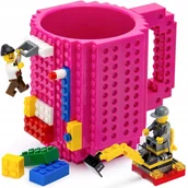 Kubki dla dzieci - KUBEK KLOCKOWY DUŻY 350ML + ZESTAW KLOCKÓW DLA DZIECI na zimne i CIEPŁE - miniaturka - grafika 1