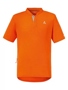 Koszulki sportowe męskie - Schöffel Koszulka kolarska "Rim" w kolorze pomarańczowym - grafika 1