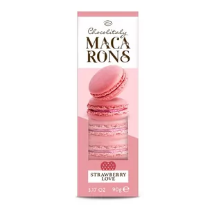 Ciasteczka Makaroniki Strawberry 90g Chocolitaly - Ciastka - miniaturka - grafika 1