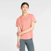 Koszulki i topy damskie - Koszulka damska New Balance WT41253FLE pomarańczowa - miniaturka - grafika 1