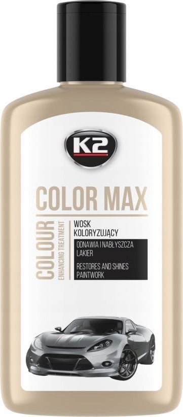 K2 K2 WOSK KOLORYZUJĄCY, NABŁYSZCZA I CHRONI. COLOR MAX 250 BIAŁY 250ML