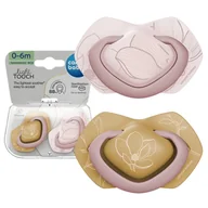 Smoczki uspokajające - Canpol Babies Smoczek Silikonowy Symetryczny Light Touch 0-6m - miniaturka - grafika 1