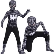 Stroje karnawałowe - Strój Przebranie Kostium Spiderman Black 104/110, Hopki - miniaturka - grafika 1