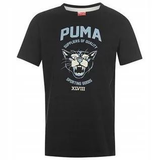 Bluzki damskie - PUMA t-shirt bluzka koszulka dziecięca 128 - grafika 1