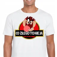 Koszulki męskie - KOSZULKA Śmieszna DIABEŁ TASMAŃSKI BUGS L 3344 - miniaturka - grafika 1