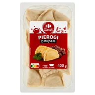 Szybkie dania obiadowe - Carrefour Classic Pierogi z mięsem 400 g - miniaturka - grafika 1