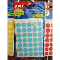 Etykiety do drukarek - APLI 2056-Etykiety mini torba niebieski Ø 13,0 mm 5 arkuszy - miniaturka - grafika 1