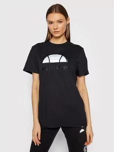 Ellesse T-Shirt Ginera Tee SGK12143 Czarny Regular Fit - Koszulki i topy damskie - miniaturka - grafika 1