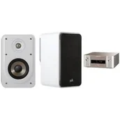 Zestawy stereo - MARANTZ MELODY X MCR612S + POLK AUDIO S15E białe - miniaturka - grafika 1