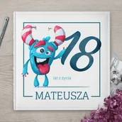 Albumy fotograficzne - Duży album na zdjęcia z nadrukiem dla niego na 18 urodziny - miniaturka - grafika 1