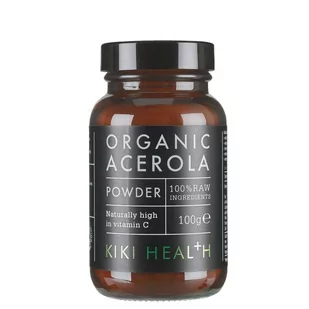 Organic KIKI Health KIKI Health Acerola Powder (Witamina C, Odporność) 100g - Witaminy i minerały - miniaturka - grafika 1