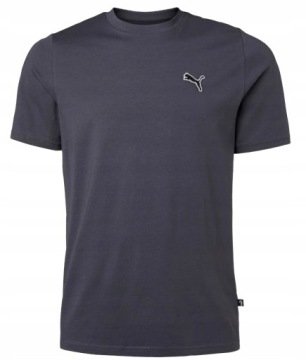 3334 Koszulka Męska Puma T-shirt Sportowa Bawełniana Grafitowa 2XL