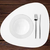 Obrusy i serwetki - Podkładka 35x45 Dekoracyjna Skinny Biały - miniaturka - grafika 1