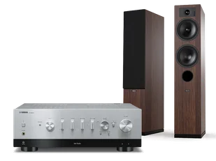 Yamaha R-N800A (srebrny) + Tesi 5 (mokka) - Zestawy stereo - miniaturka - grafika 1