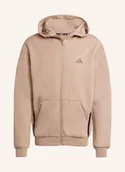 Kurtki damskie - Adidas Kurtka Treningowa d4t Full-Zip braun - adidas - miniaturka - grafika 1