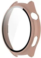 Akcesoria do smartwatchy - Bizon Etui Case + Glass Watch do Huawei Watch 4 46 mm, różowe - miniaturka - grafika 1