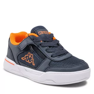 Buty dla chłopców - Sneakersy Kappa - 260969K Navy/Orange 6744 - grafika 1