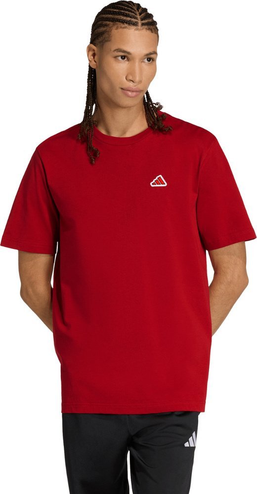 Koszulka męska adidas Color Icon Graphic czerwona KT4444 2XL
